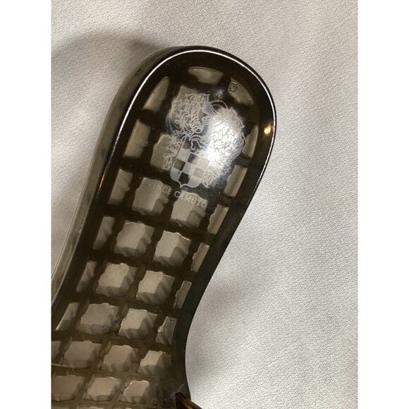 Vince Camuto Carron Women’s Size 9 Black & Gold Studded PVC Slide Sandals - Picture 4 of 4